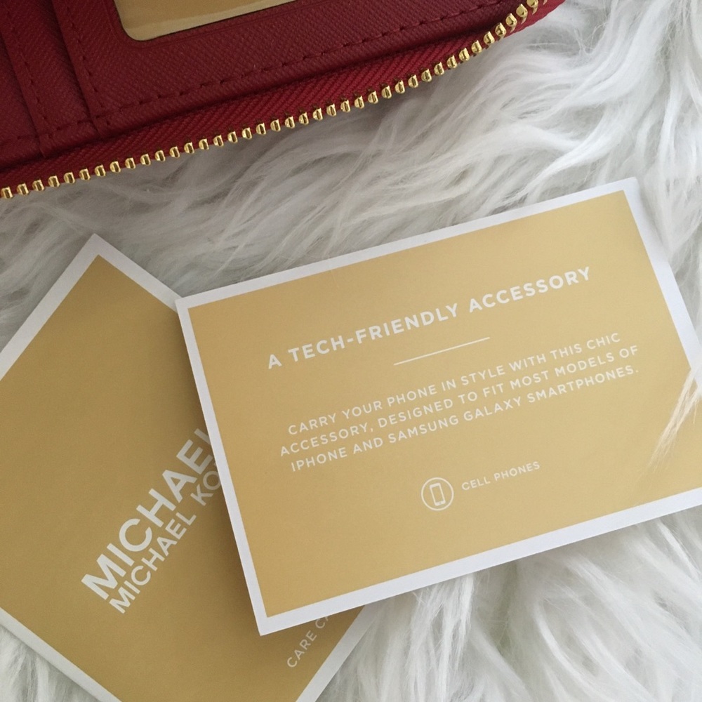 Firm ✨Michael Kors jet set Large flat phone wallet - Picture 5 of 8